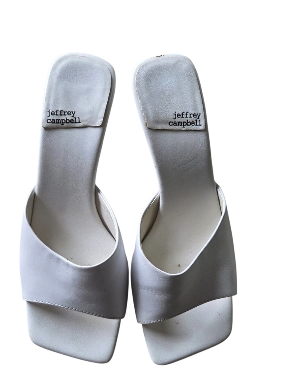 Jeffrey Campbell Mr. Big Kitten Heel Mule Sandals Size 8 - Picture 2 of 9